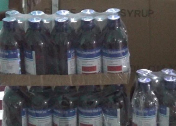 Over 2,000 Phensedyl Bottles seized by Police which were imported illegally from Assam, 2 arrested under NDPS Over 2,000 Phensedyl Bottles seized by Police which were imported illegally from Assam, 2 arrested under NDPS